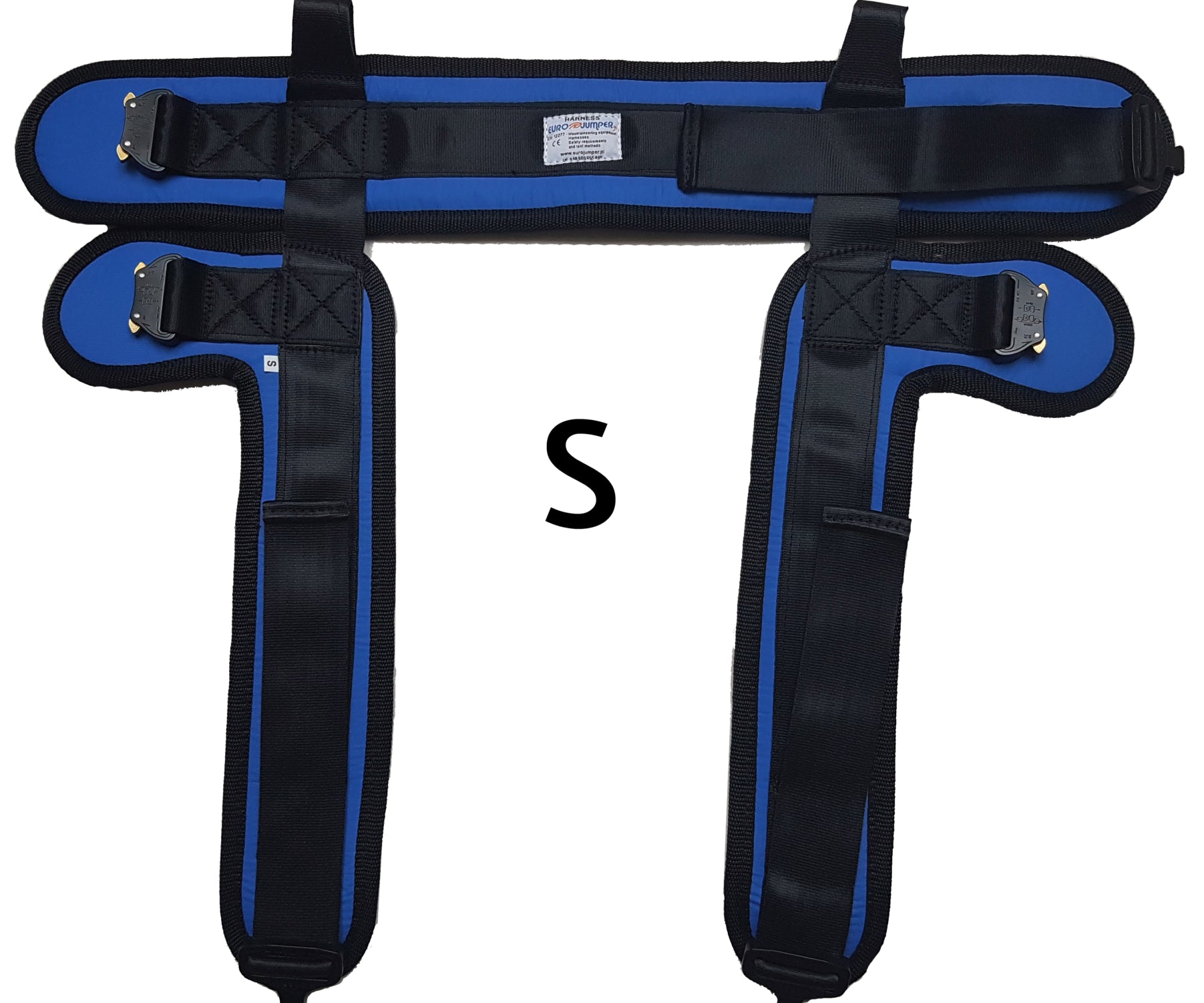Harness for bungee trampoline