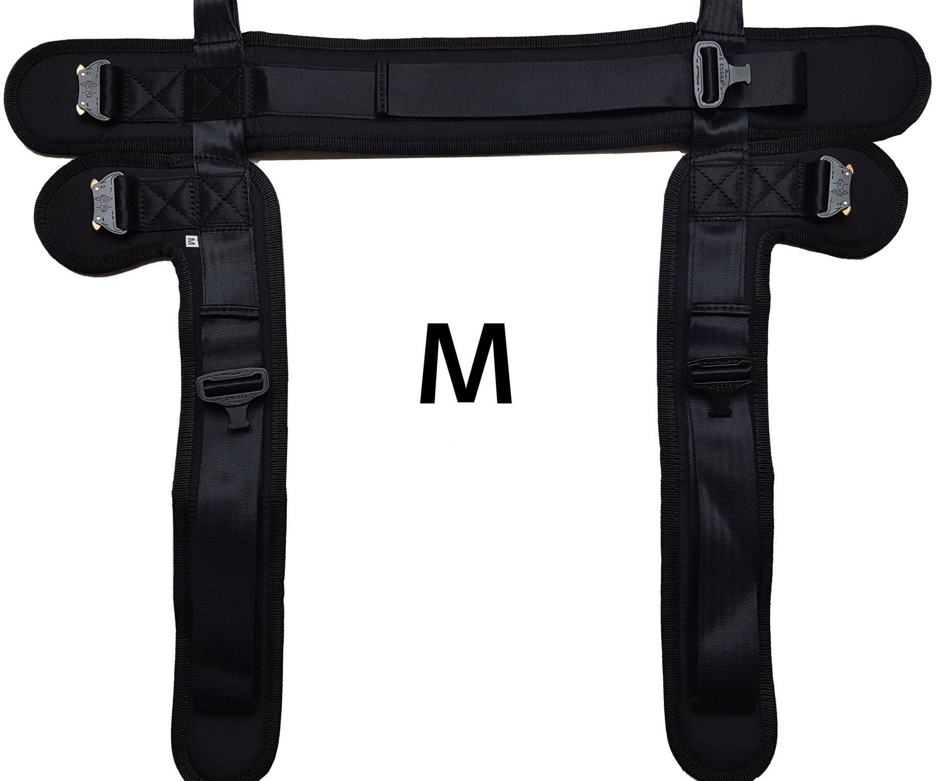 Harness for bungee trampoline